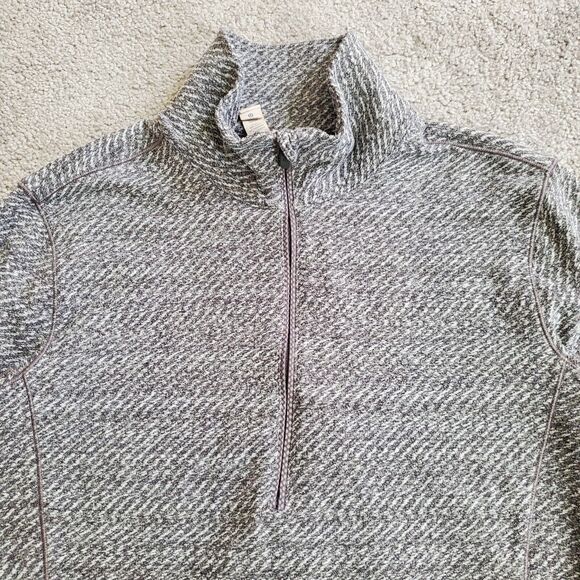 Lululemon Shirt Womens 6 Gray Pullover 1/4 Zip Gym Training Running - Picture 2 of 13